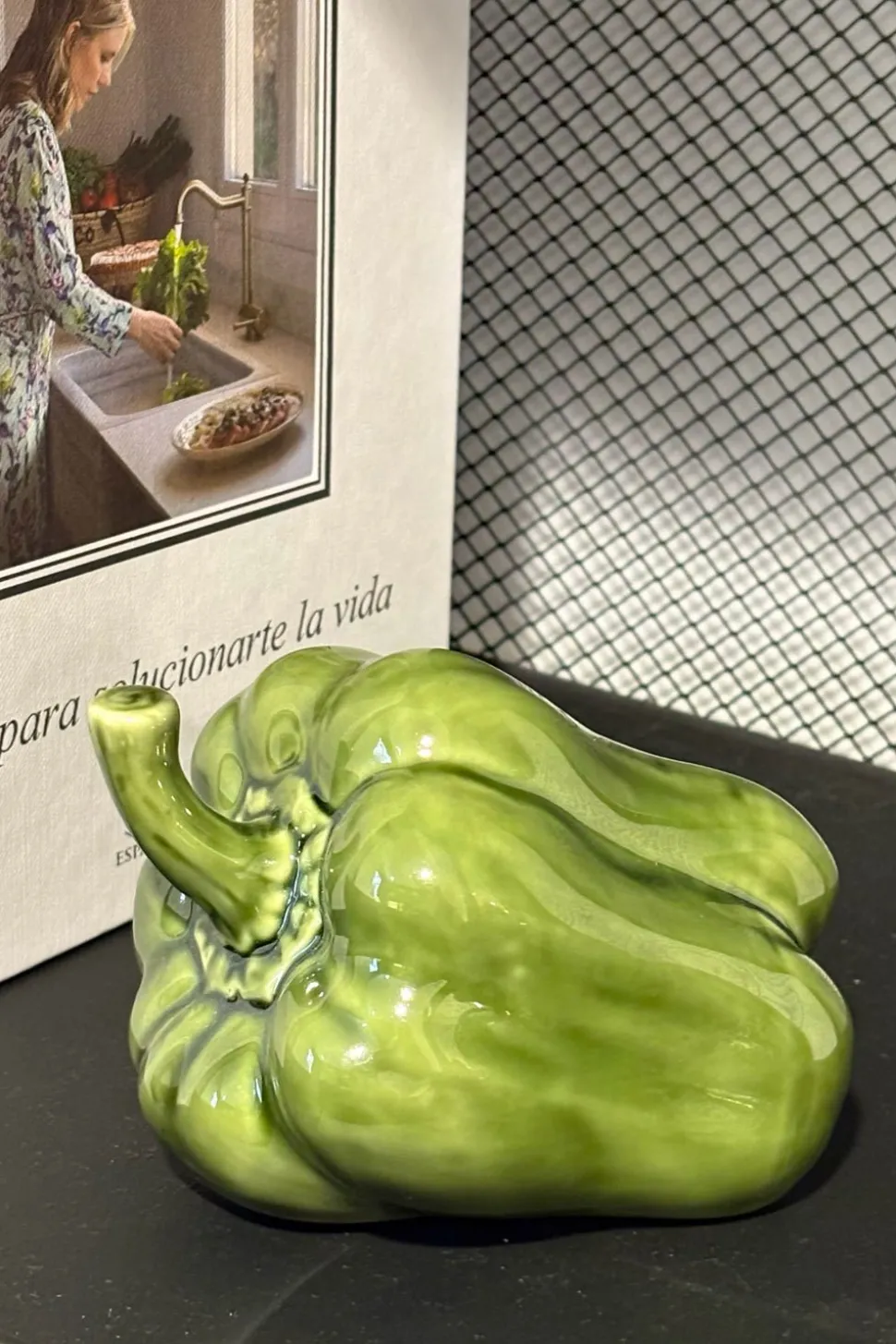 Adorno Diseño Pimiento Verde