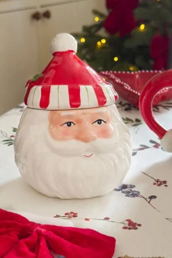 Azucarero Con Diseño De Papá Noel