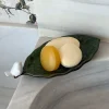 Bandeja Con Diseño De Hoja Y Figura De Pájaro