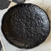 Bandeja Negra De Aluminio Con Diseño En Relieve