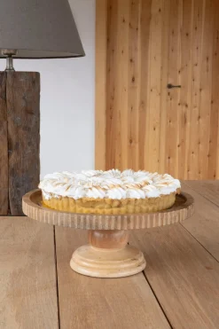 Base De Madera Con Pie