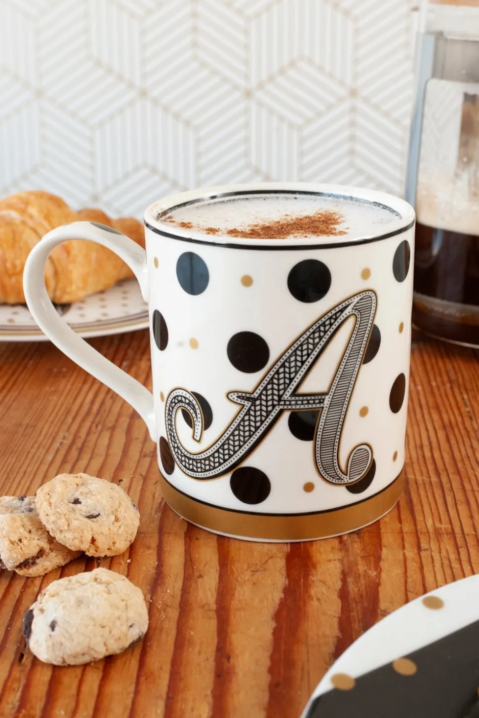 Bolsa Taza Iniciales & Galletas Sin Gluten