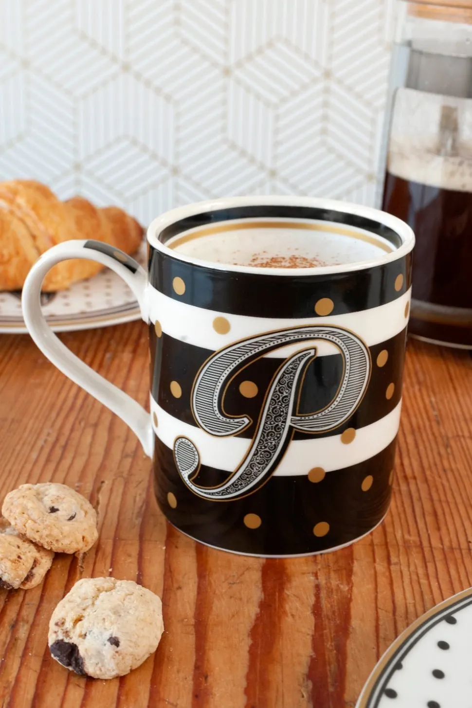Bolsa Taza Iniciales & Galletas Sin Gluten