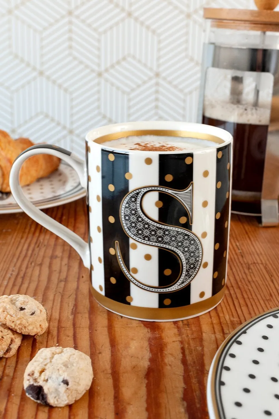 Bolsa Taza Iniciales & Galletas Sin Gluten