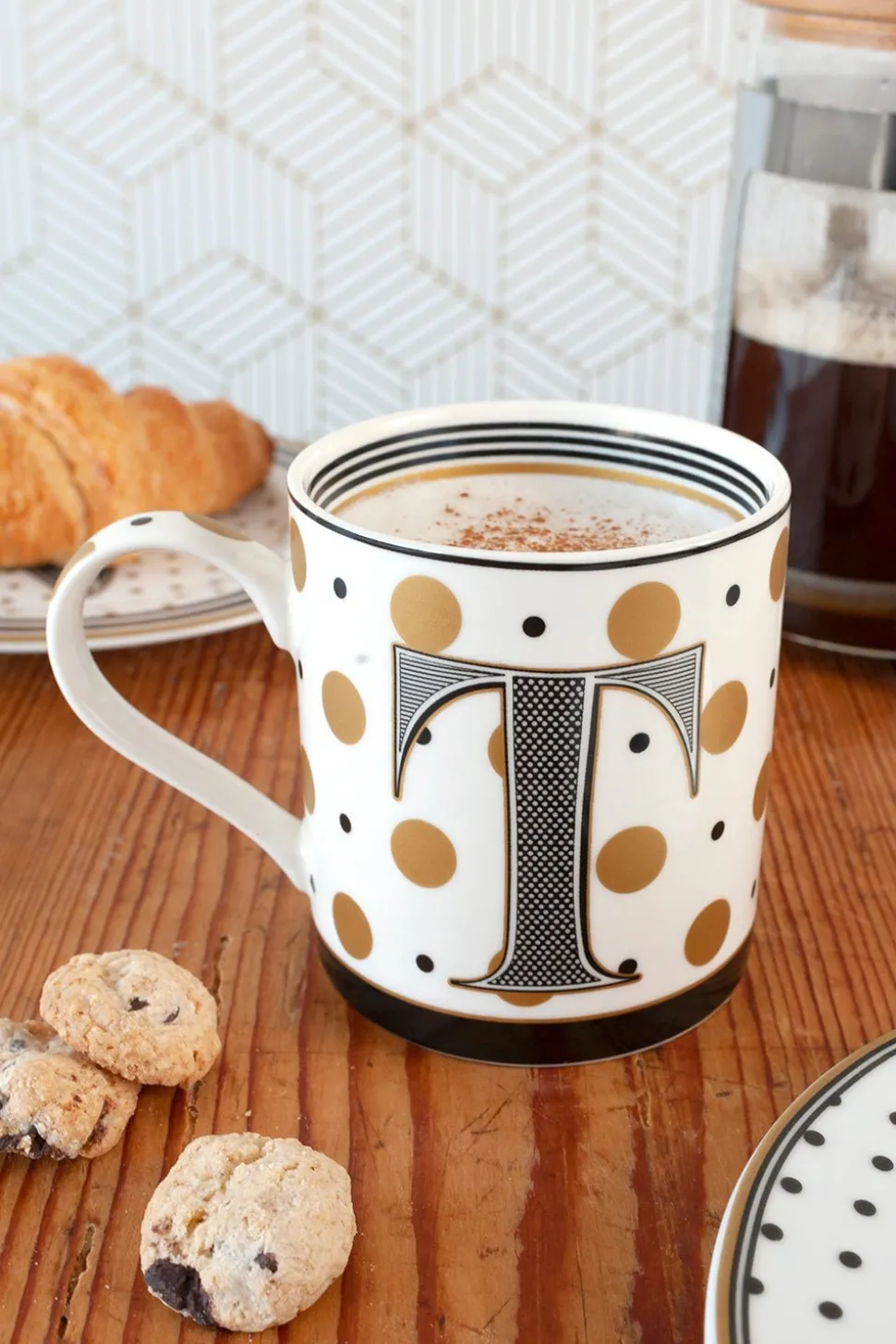 Bolsa Taza Iniciales & Galletas Sin Gluten