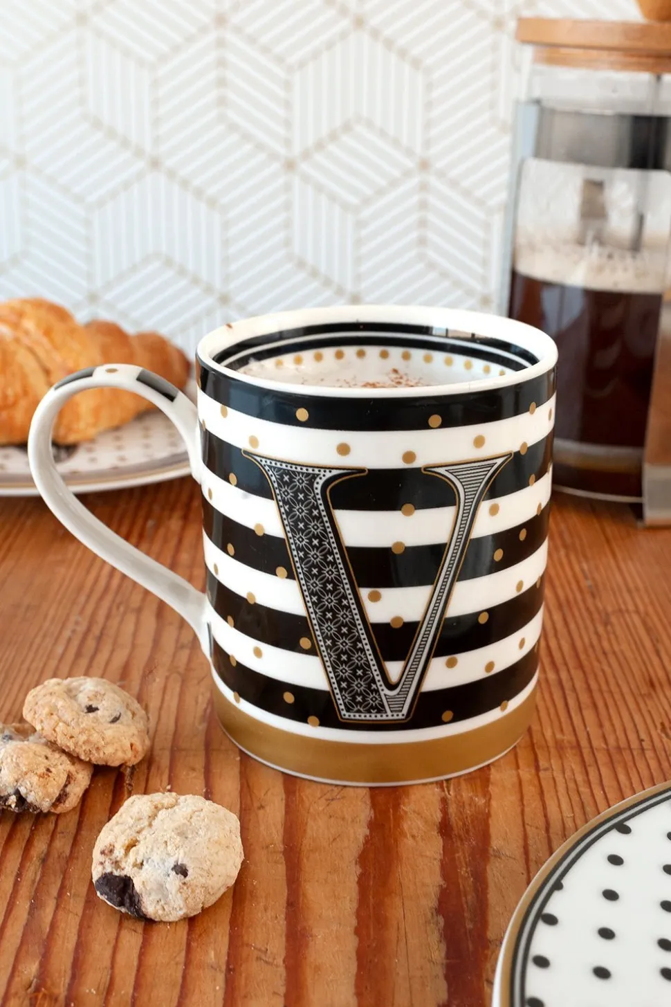 Bolsa Taza Iniciales & Galletas Sin Gluten
