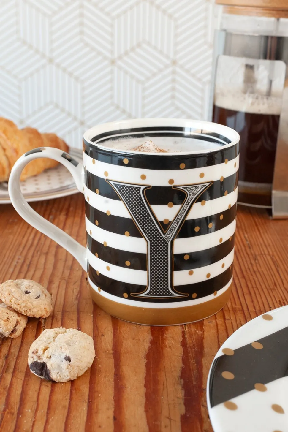 Bolsa Taza Iniciales & Galletas Sin Gluten