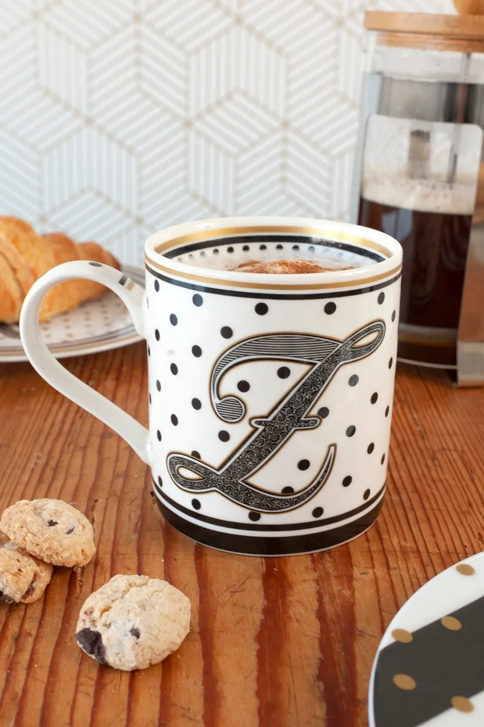 Bolsa Taza Iniciales & Galletas Sin Gluten