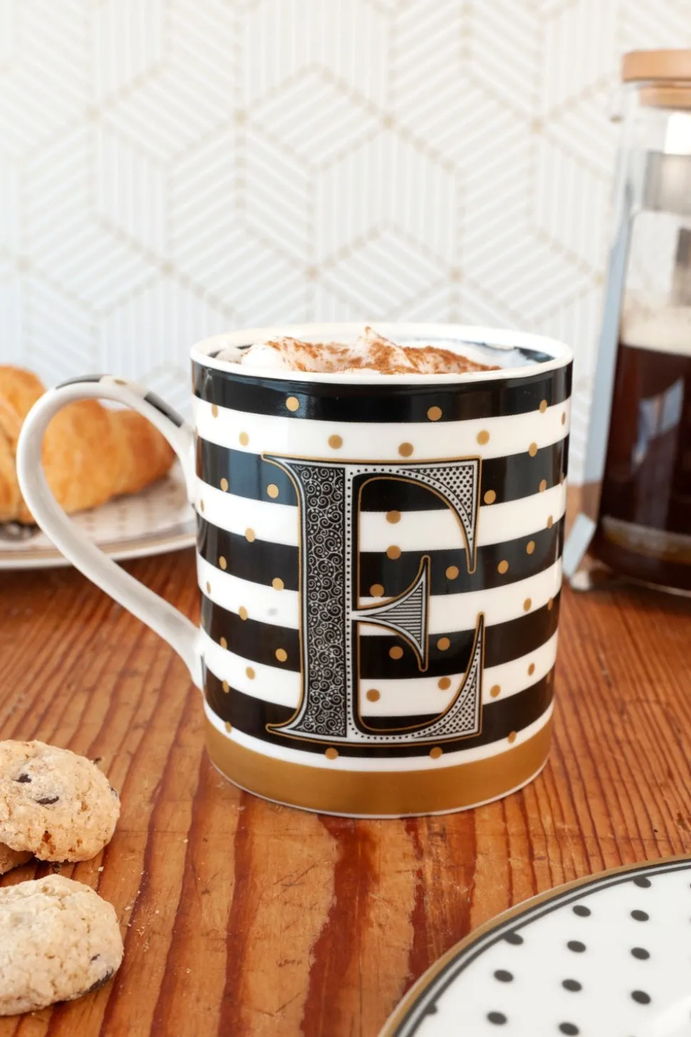 Bolsa Taza Iniciales & Galletas Sin Gluten