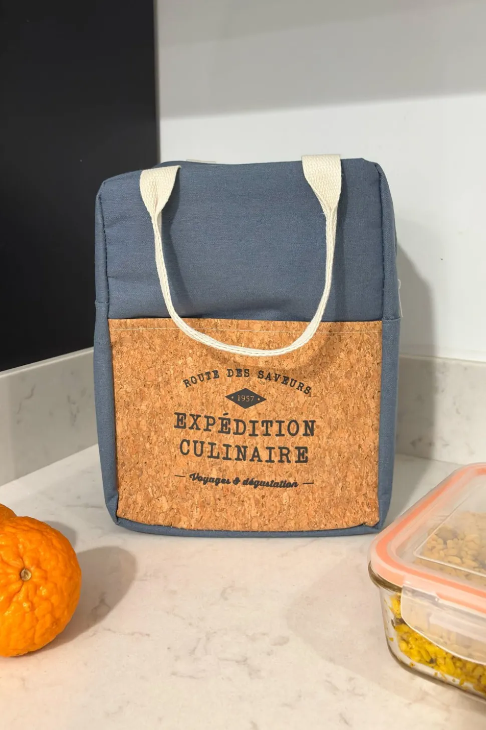 Bolsa Térmica Con Efecto Corcho