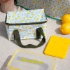 Bolsa Térmica Con Hielo Y Fiambrera Limones