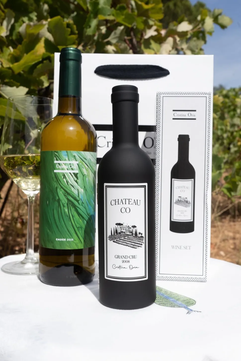 Bolsa Vino & Botella Con Accesorios Para El Vino CO