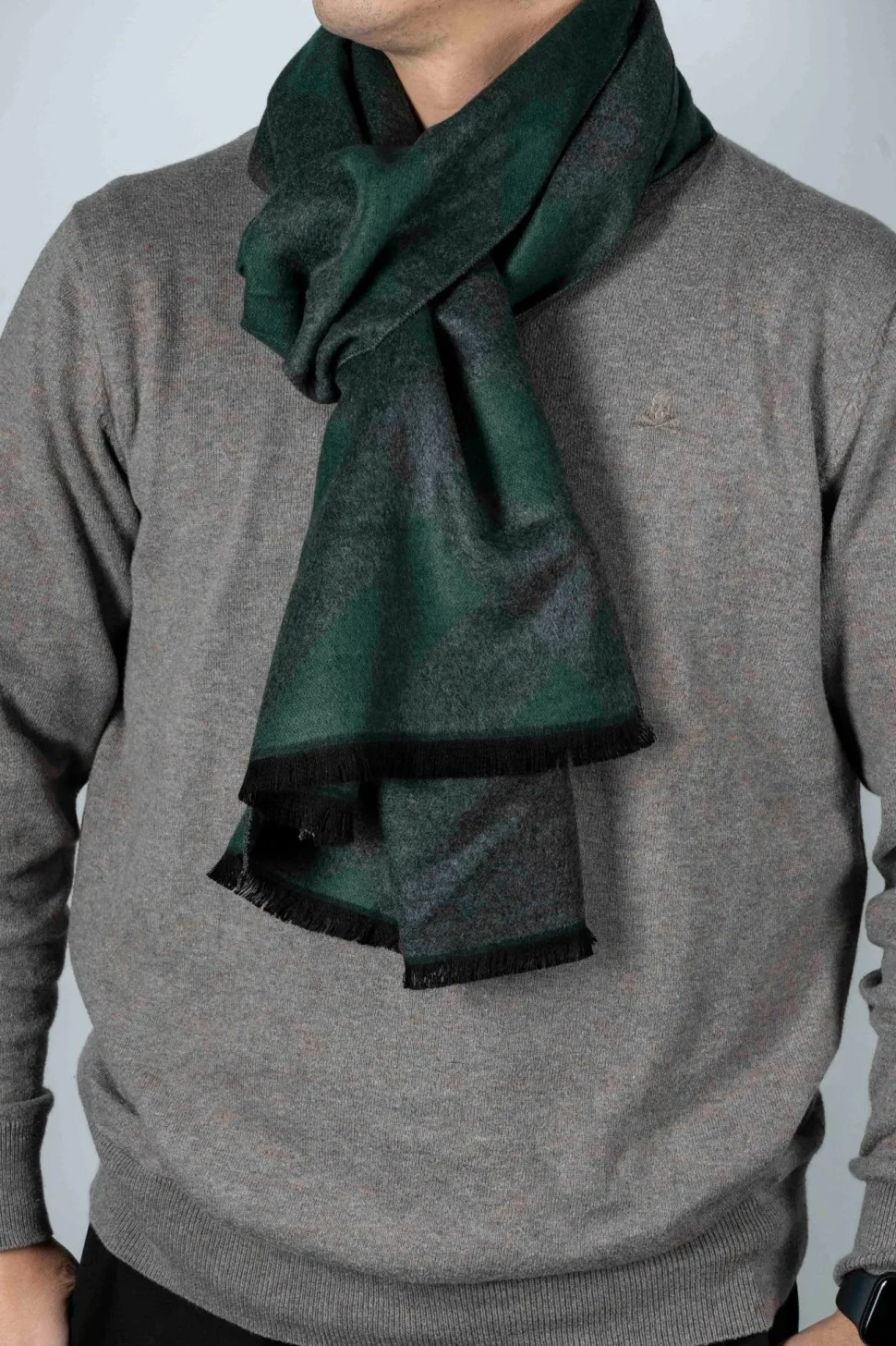 Bufanda Algodón Verde