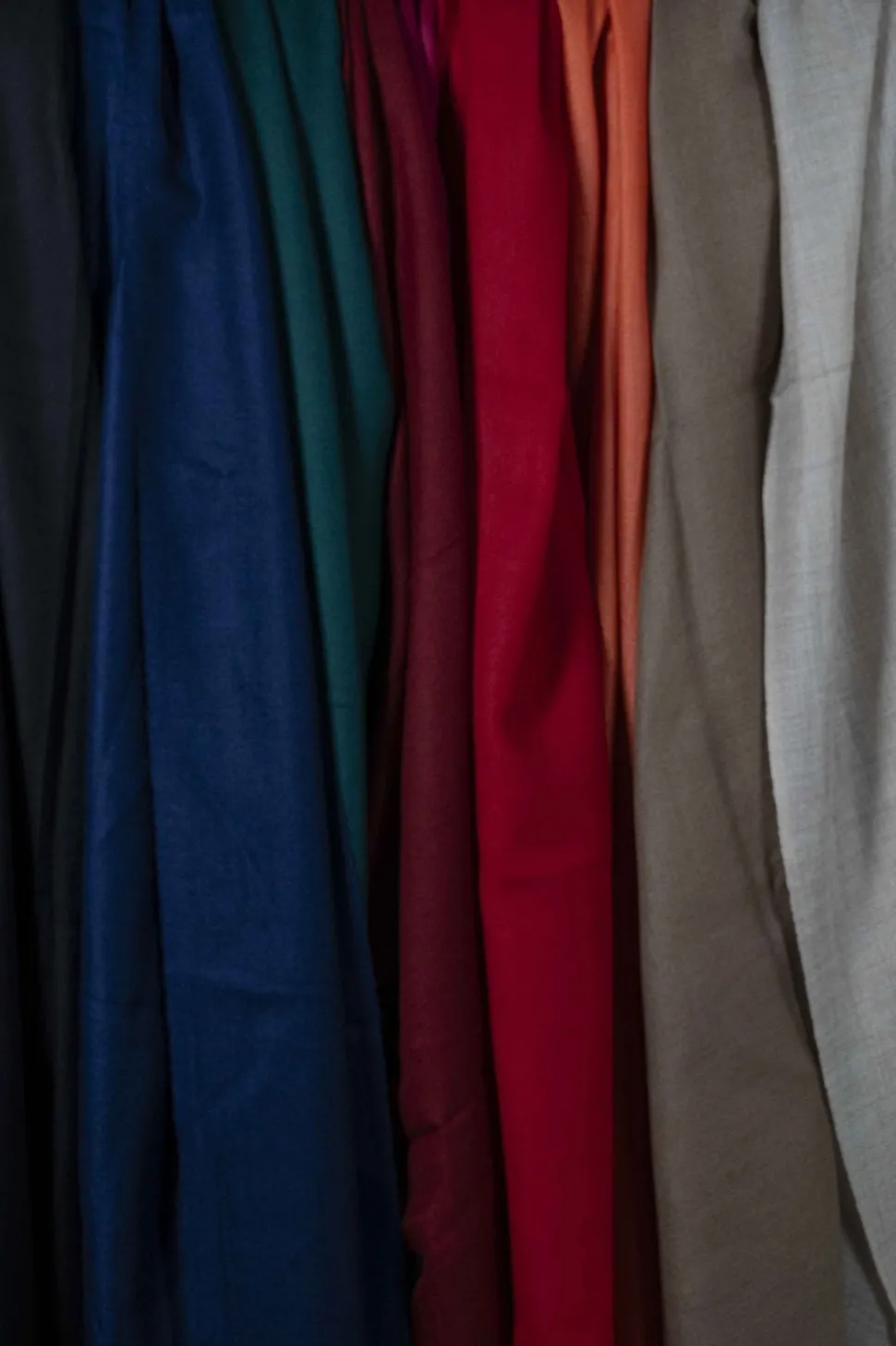 Bufanda De Cashmere Lisa Roja
