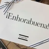 Caja Blanca Co Grande "Enhorabuena"