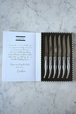 Caja De 6 Cuchillos De Carne Cristina Oria