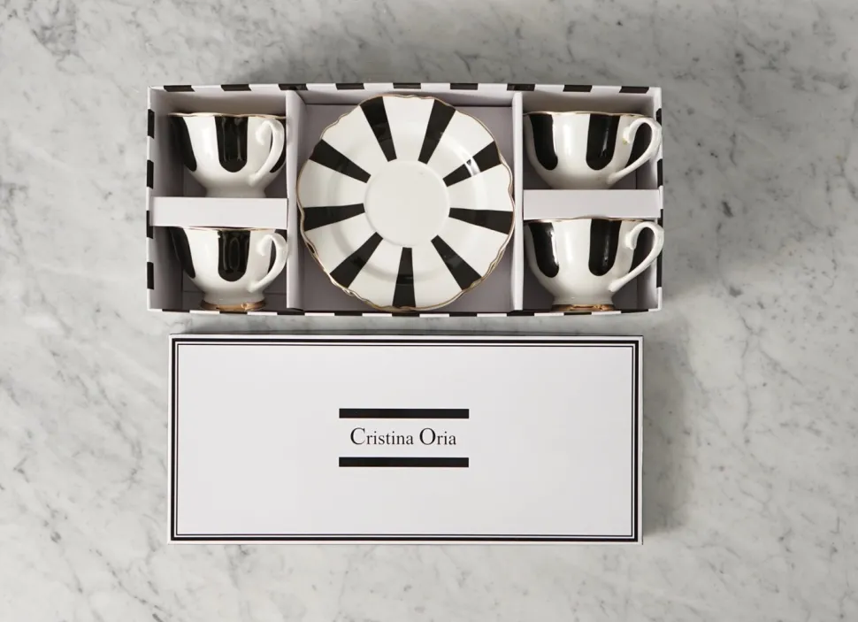 Caja De Regalo Tazas Y Platos Cristina Oria