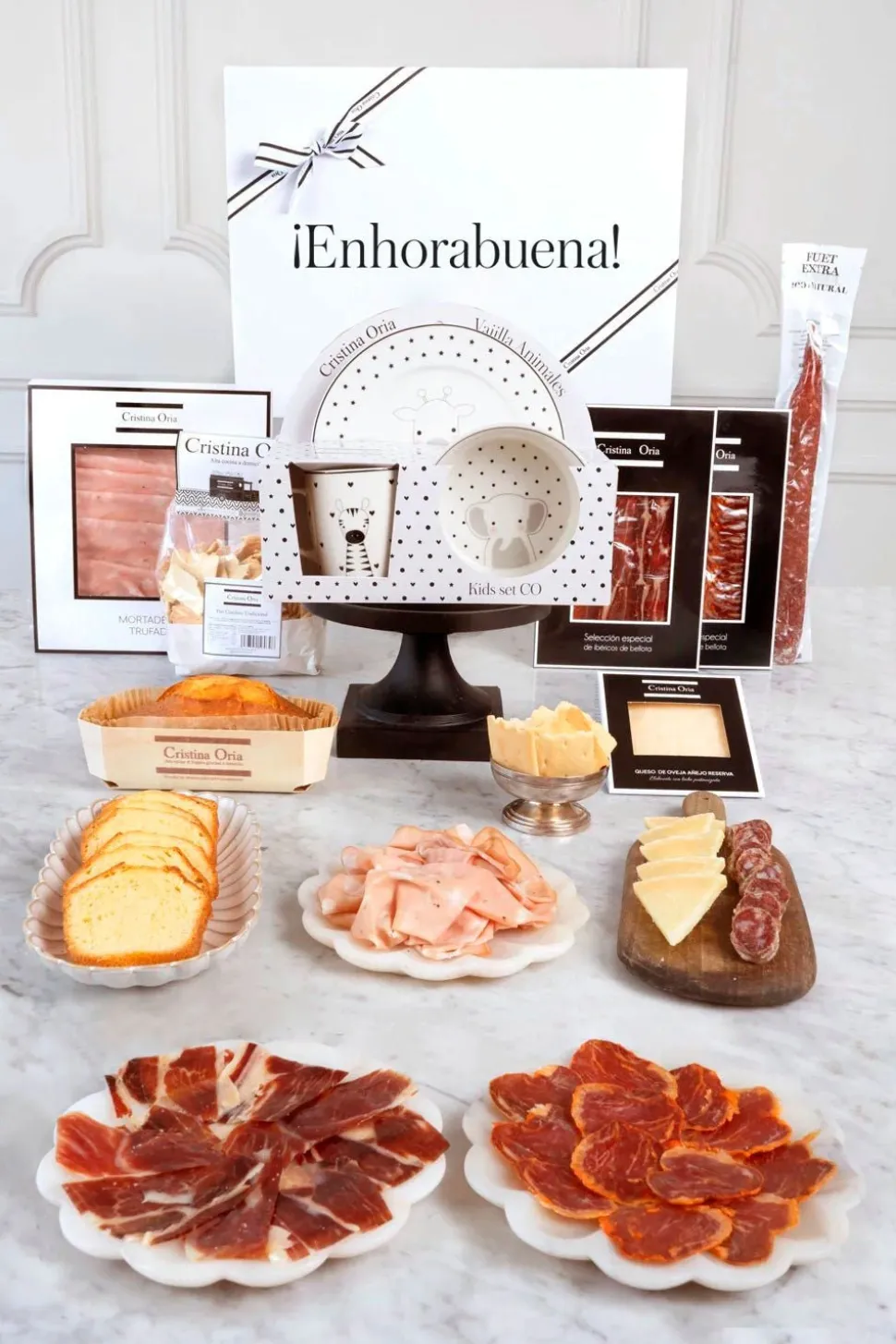Caja Recién Mamá Ibéricos & Vajilla Infantil Co