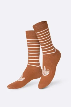 Calcetines Diseño Café