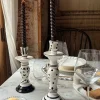 Candelabro Blanco Y Negro Grande