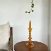 Candelabro De Aceite Ámbar Pequeño