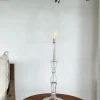 Candelabro De Aceite Transparente Grande