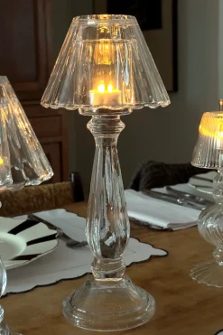 Candelabro De Cristal Con Diseño De Lámpara Londres