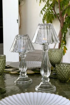 Candelabro De Cristal Con Diseño De Lámpara París