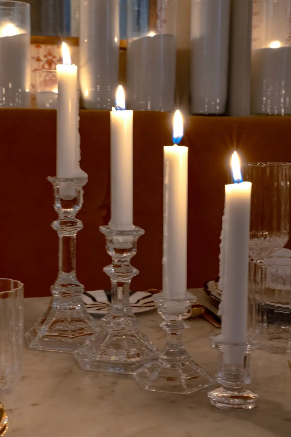 Candelabro De Cristal Grande