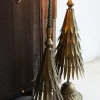 Candelabro De Metal Dorado Con Diseño De Árbol 40 Cm