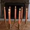 Candelabro Dorado De Siete Velas