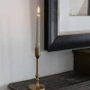 Candelabro Metálico Dorado Pequeño