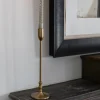 Candelabro Metálico Dorado Grande