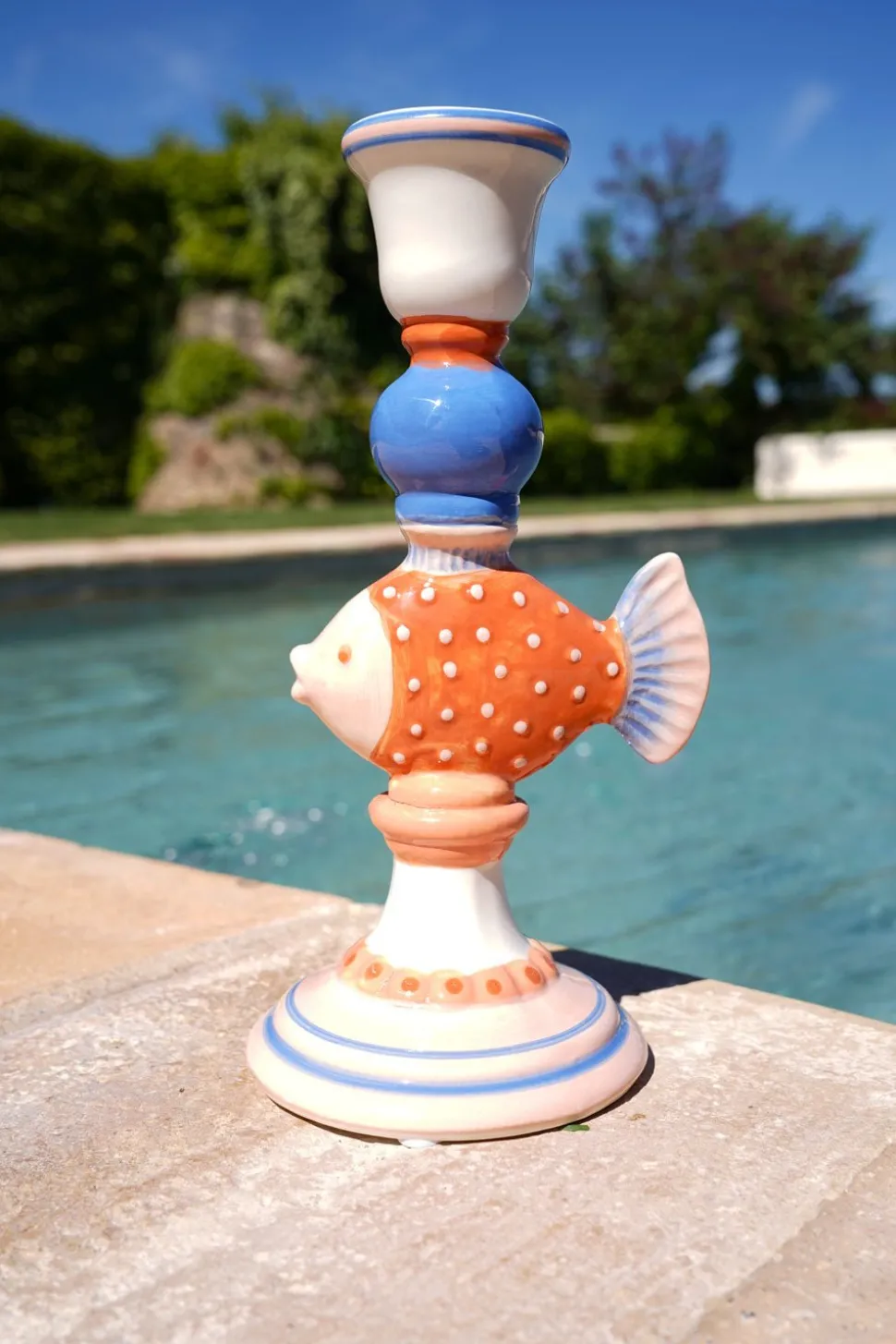 Candelabro Pez Naranja