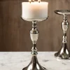 Candelabro Plateado Grande Co