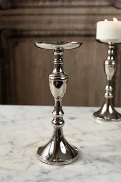 Candelabro Plateado Mediano Co