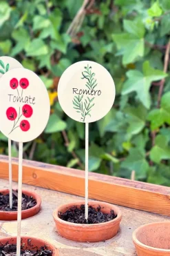 Cartel Para Plantas De Jardín Romero