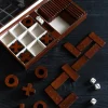 Cofre De Juegos De Mesa De Cuero