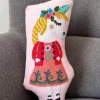 Cojín Bordado Diseño Unicornio