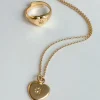 Combinación Collar & Anillo Diseño Corazón