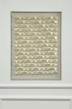 Cuadro De Lienzo Abstracto Con Figuras En Relieve