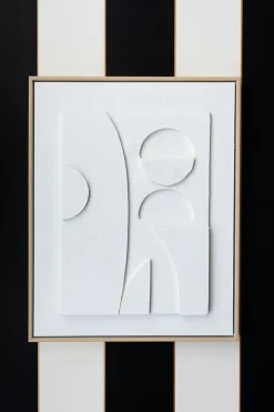 Cuadro De Lienzo Abstracto Con Efecto 3D