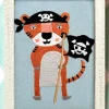 Cuadro Infantil Tigre Pirata