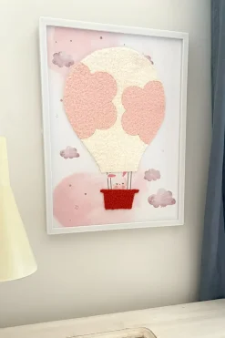 Cuadros Infantiles Con Diseño De Globos Y Animales En Relieve