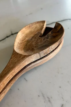 Cubiertos De Servir Acacia