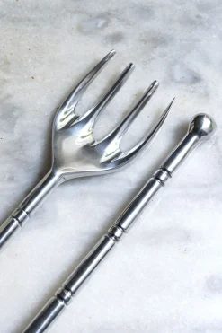 Cubiertos De Servir Plateados