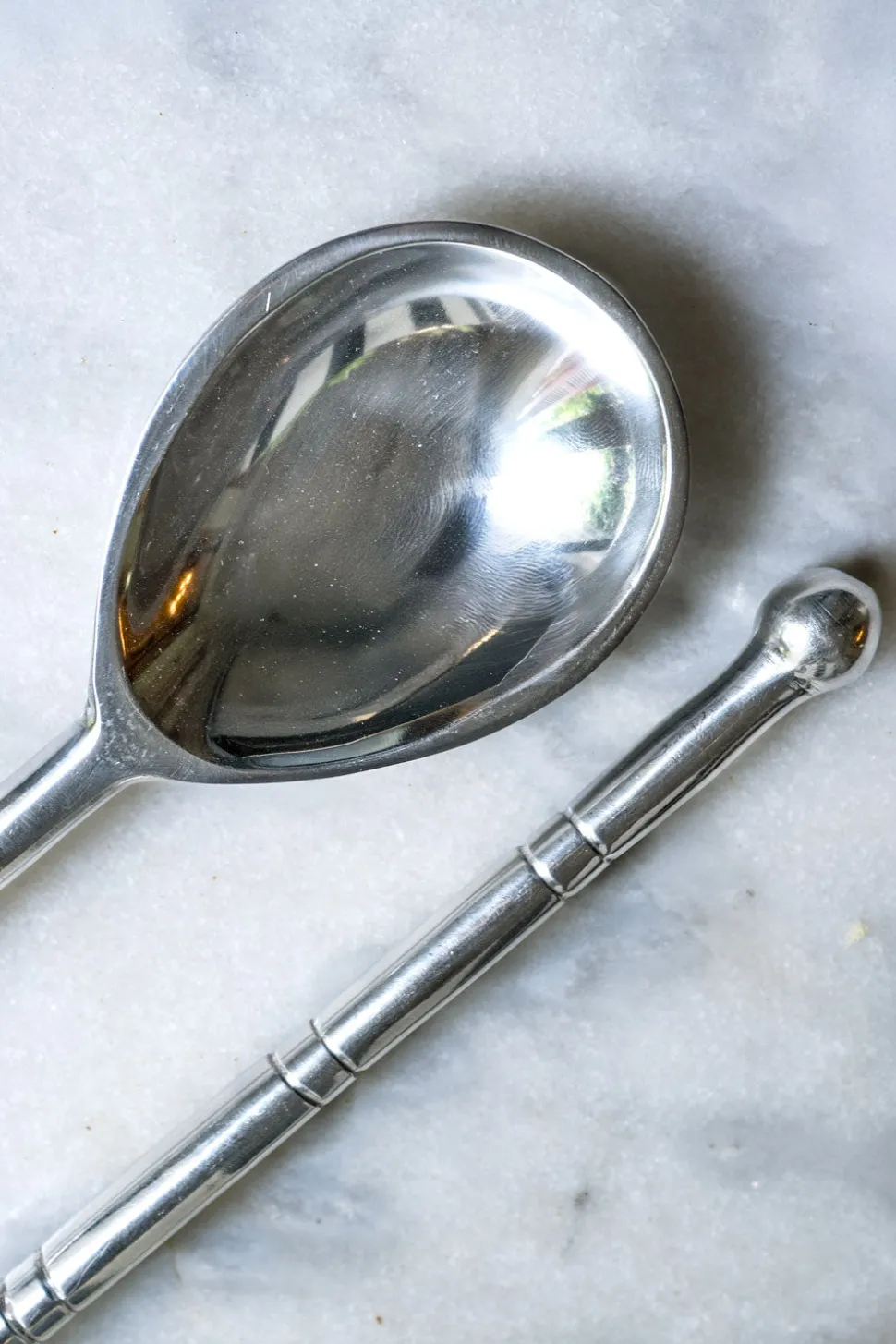 Cubiertos De Servir Plateados