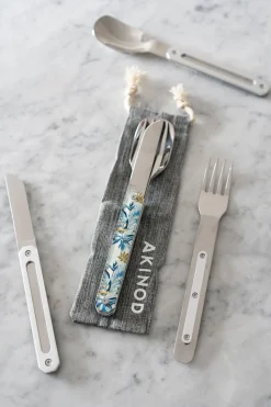 Cubiertos Para Llevar Diseño Ramo Persa
