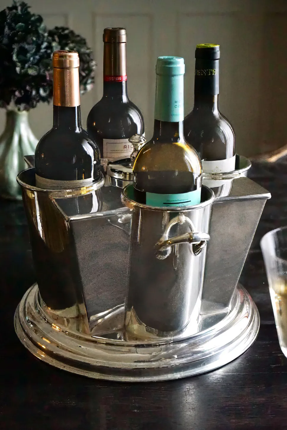 Cubitera 4 Botellas De Plata Co