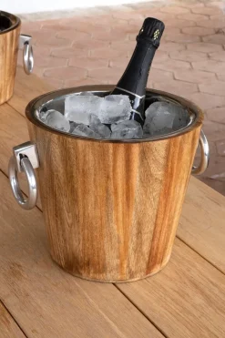 Cubitera Alta De Madera Con Arandelas
